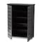 Baxton Studio Adalwin Dark Gray 2-Door Wooden Entryway Shoe Storage Cabinet 152-9170 - alternate 3